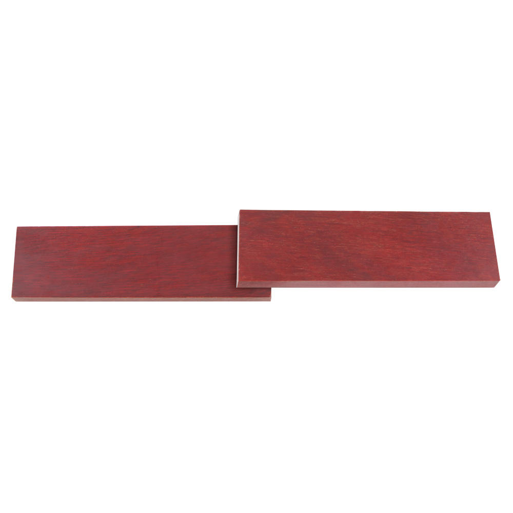 Pakka Wood Handle Scales, Pair, Wine Red