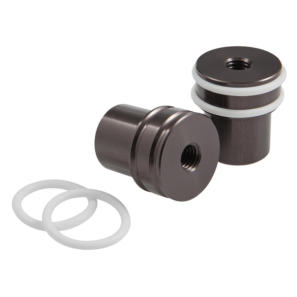 Cani da banco in alluminio DICTUM® con protezione pezzo, coppia, corti