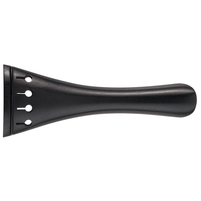 Cordiera modello francese, ebano massiccio, violino 4/4, 115 mm