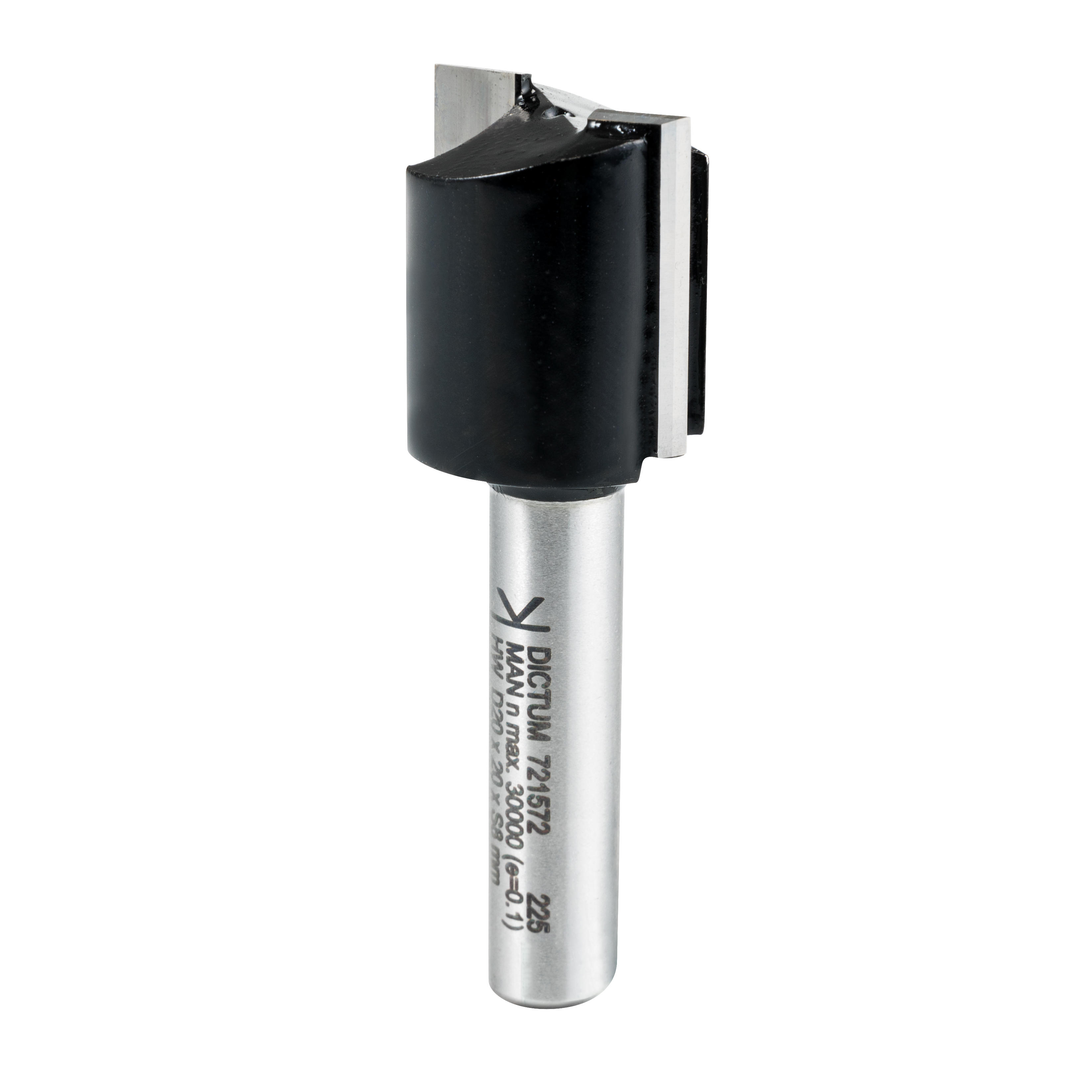 DICTUM® TC Straight Router Bit, Shank Ø 8 mm, Ø 20 mm | 721572 | 721572