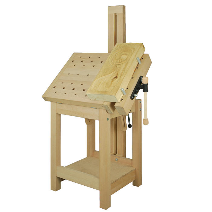 DICTUM® Sculptor's Bench with Carving Support