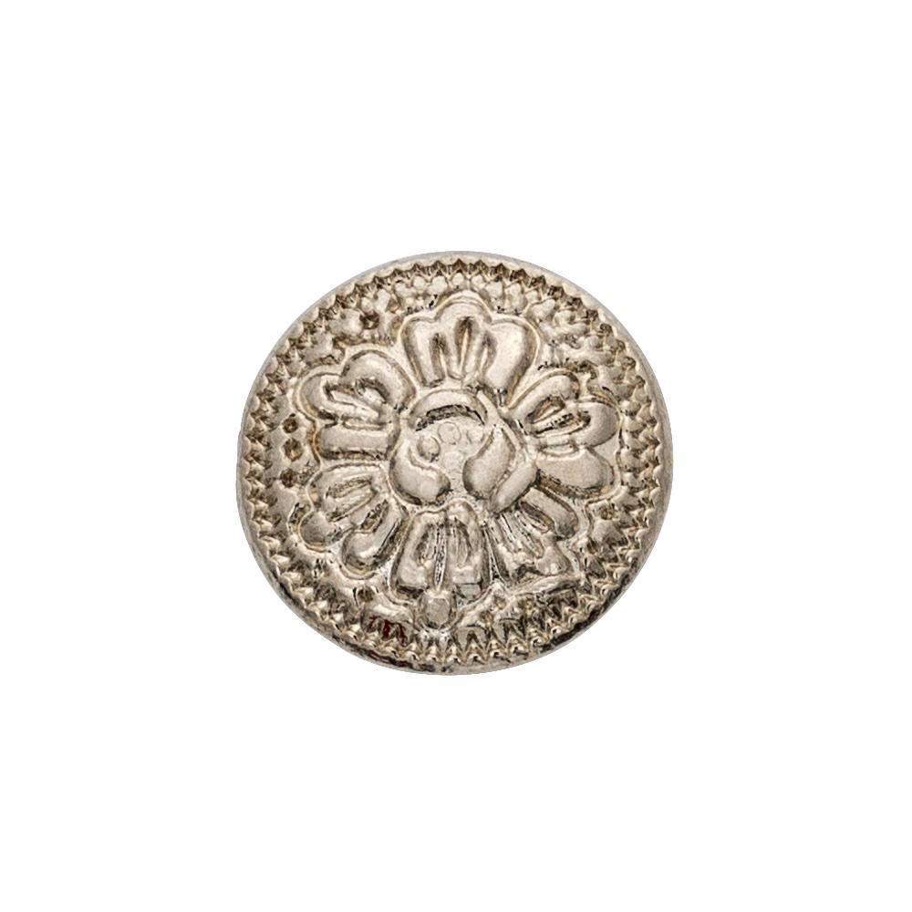 Ivan® Schraubnieten, 10 Paare, lichte Länge 6 mm, Dekor/Nickelstahl