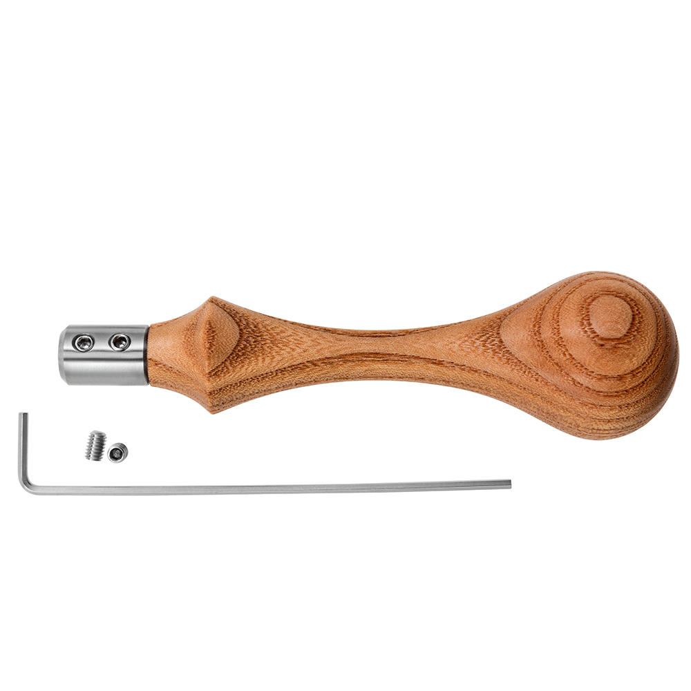 Matthias Fenner File Handle with Quick-change Mechanism, Elm/Titanium