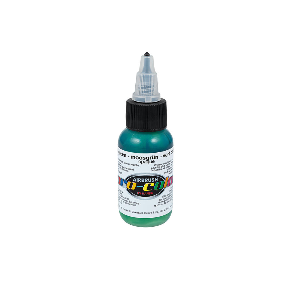 pro-color Airbrush-Farbe, 30 ml, moosgrün
