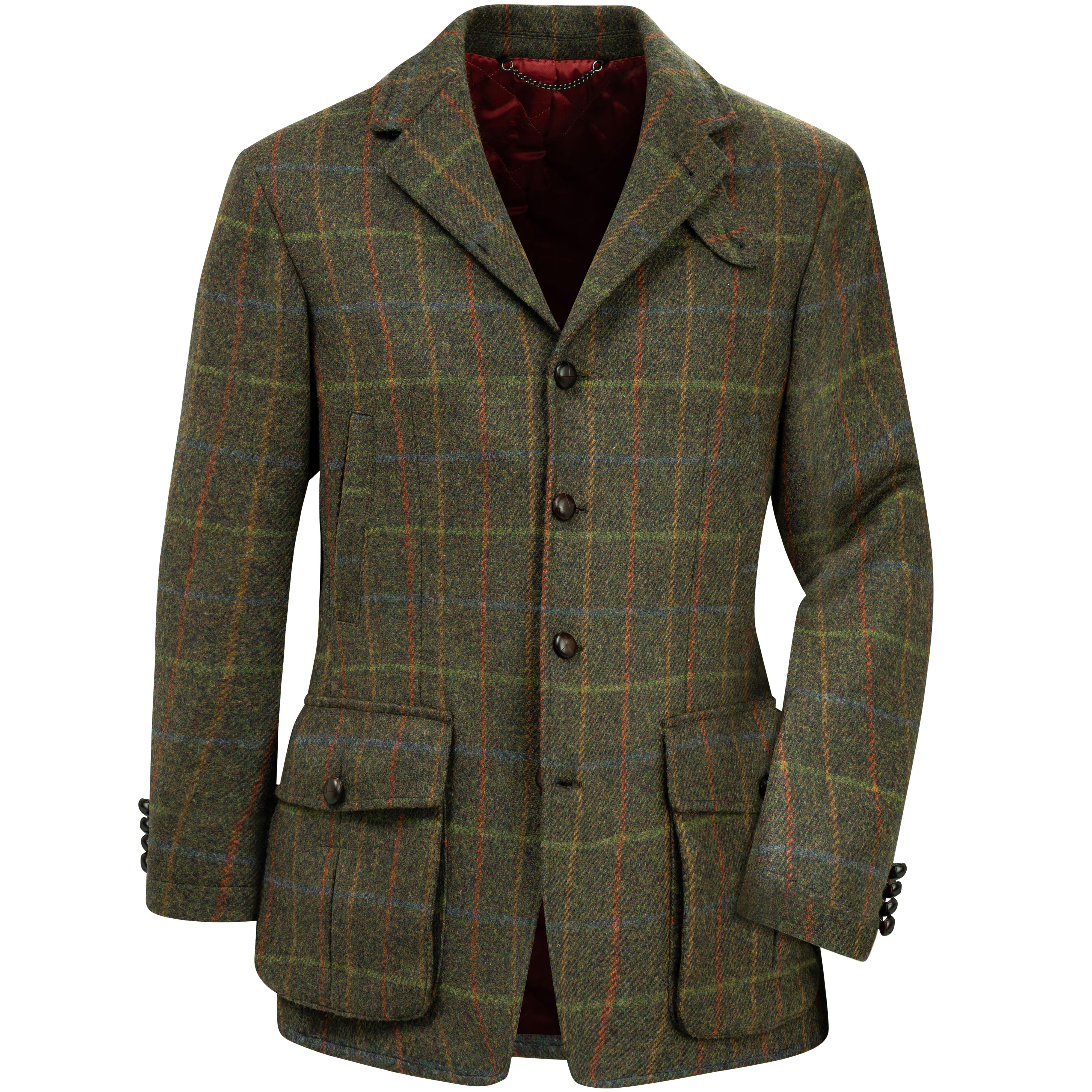 Giacca Uomo Giacca Tweed Irlandese Giacca Da Caccia In Tweed Da