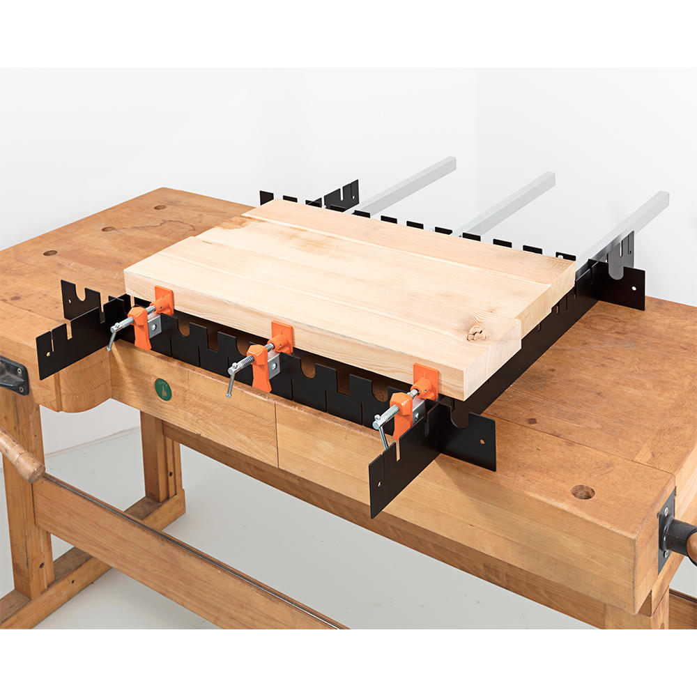 Morsetto per fughe in alluminio Jorgensen®, sbalzo 42 mm, capacità 600 mm