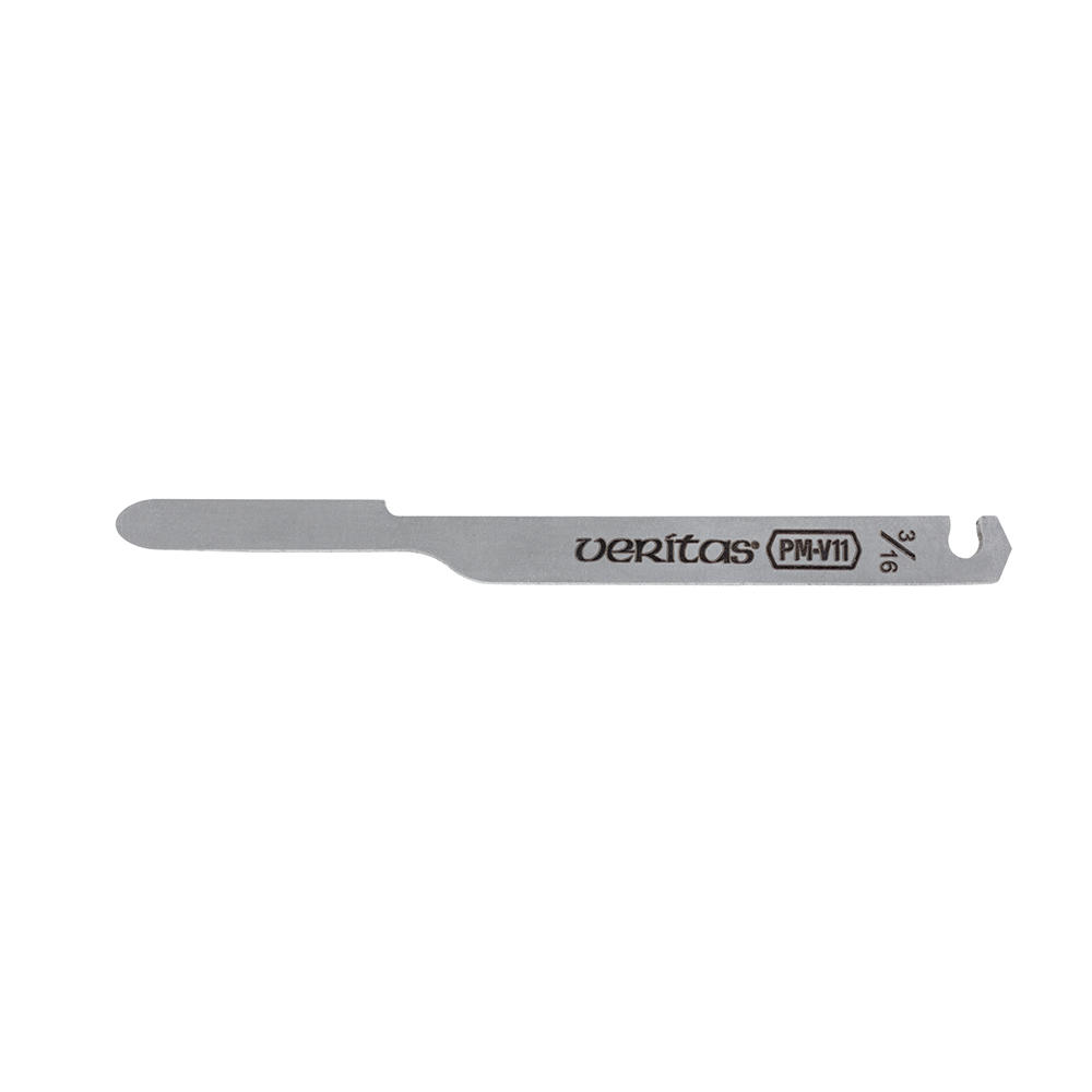 Fer à profiler pour rabot combiné Veritas®, elliptique, 3/16 pouce, PM-V11