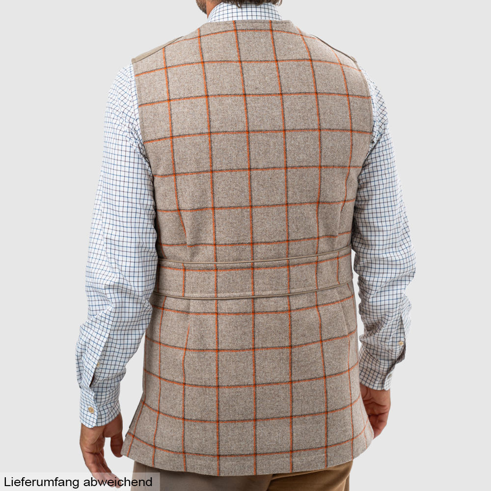 Gilet de tir pour homme The GunDog Affair » Mersey «, beige/orange