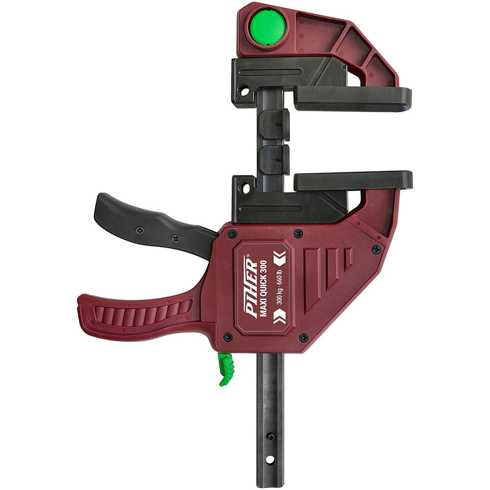 Piher® Maxi Quick 300 One-handed Clamp, Throat Depth 94 mm, Capacity 600 mm