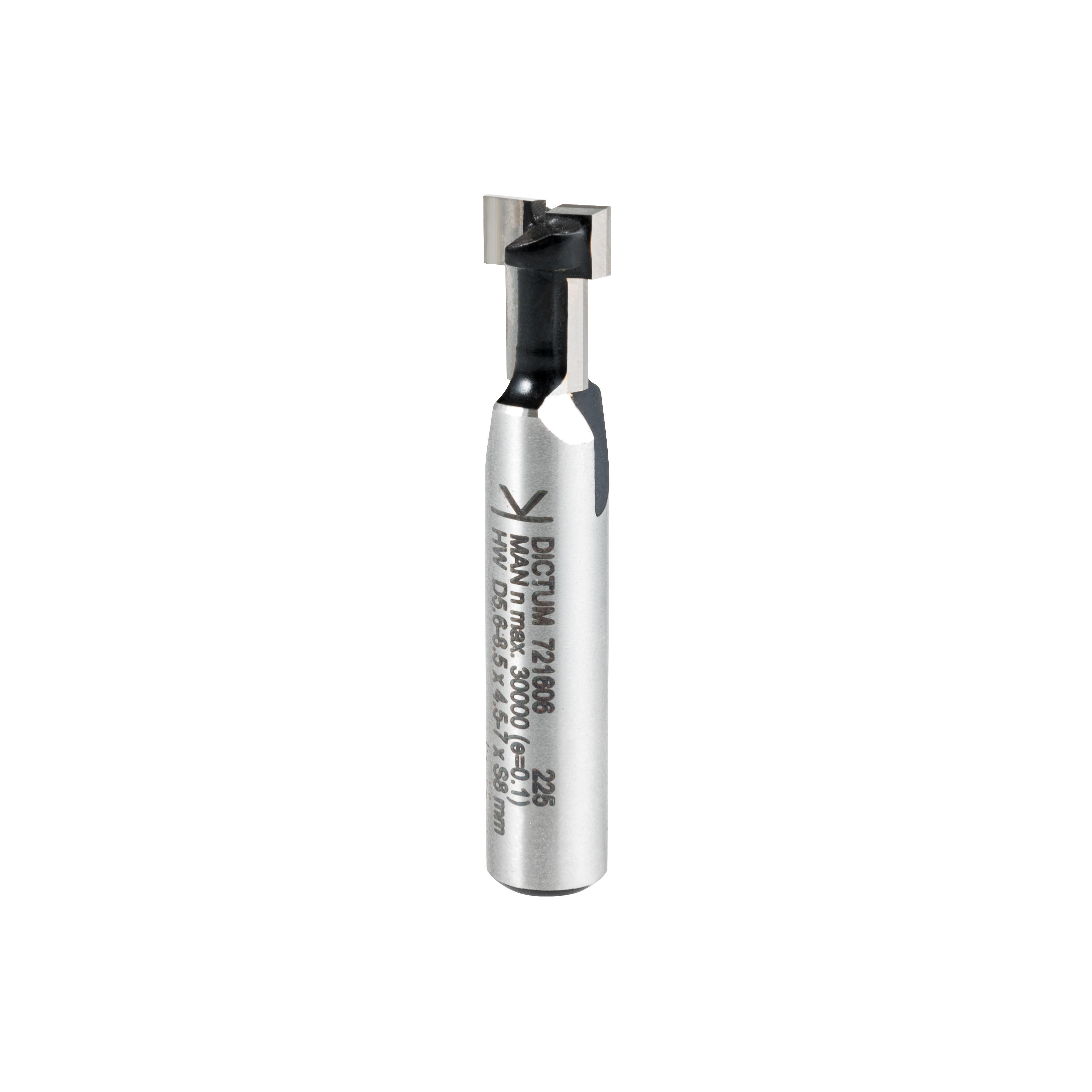 DICTUM® HW-T-Nutfräser, Schaft Ø 8 mm, M5