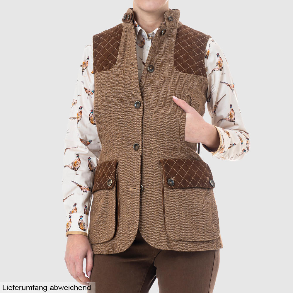 Gilet da caccia da donna »Shooter Tweed Lady«