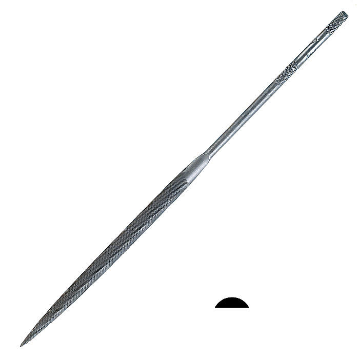 Glardon/Vallorbe® Needle File, Half-Round, Cut 0