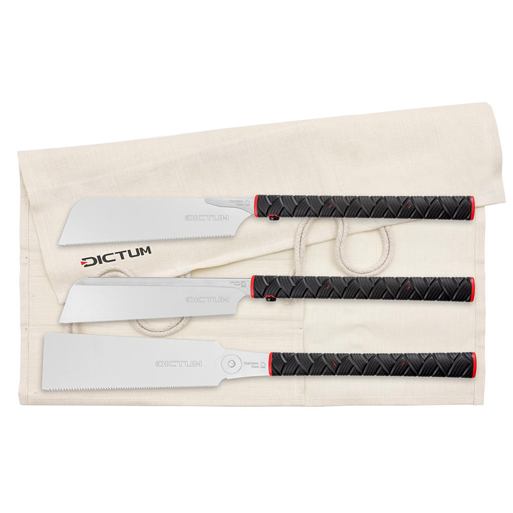 DICTUM® Japanese Saws, 3-Piece Set, Power Grip