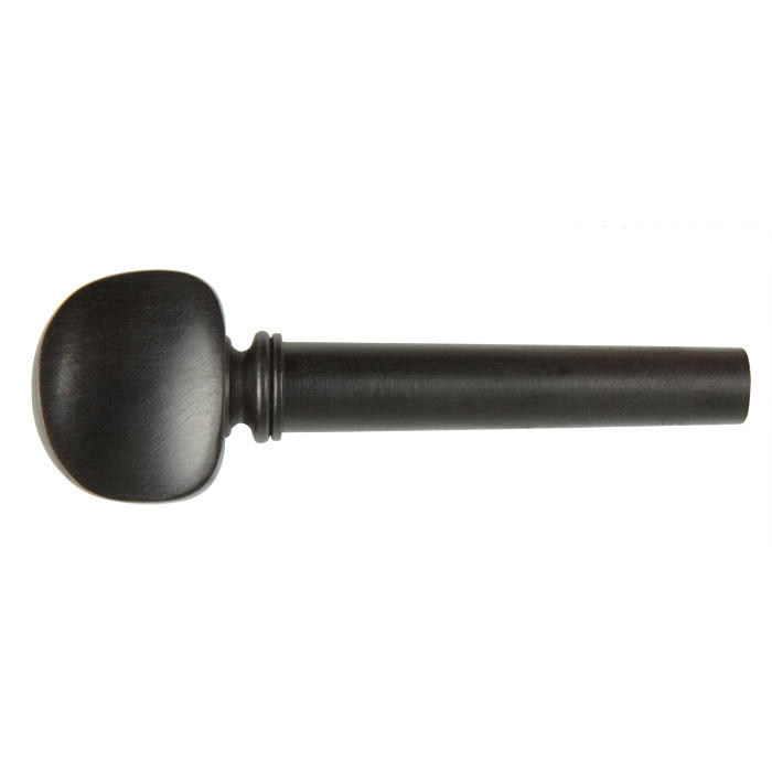 Cheville modèle suisse, insert rhombique, ébène, violon 4/4, medium 4 pièces