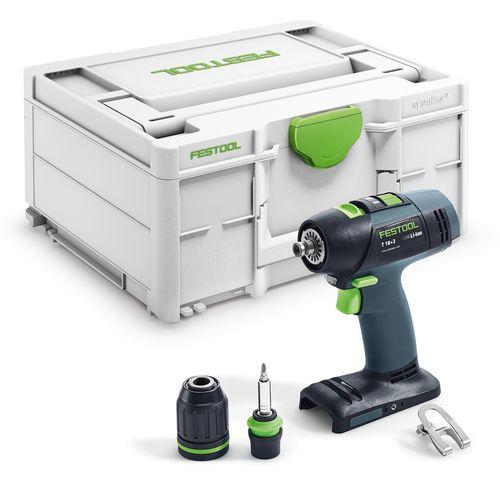 Festool Trapano avvitatore a batteria T 18+3-Basic