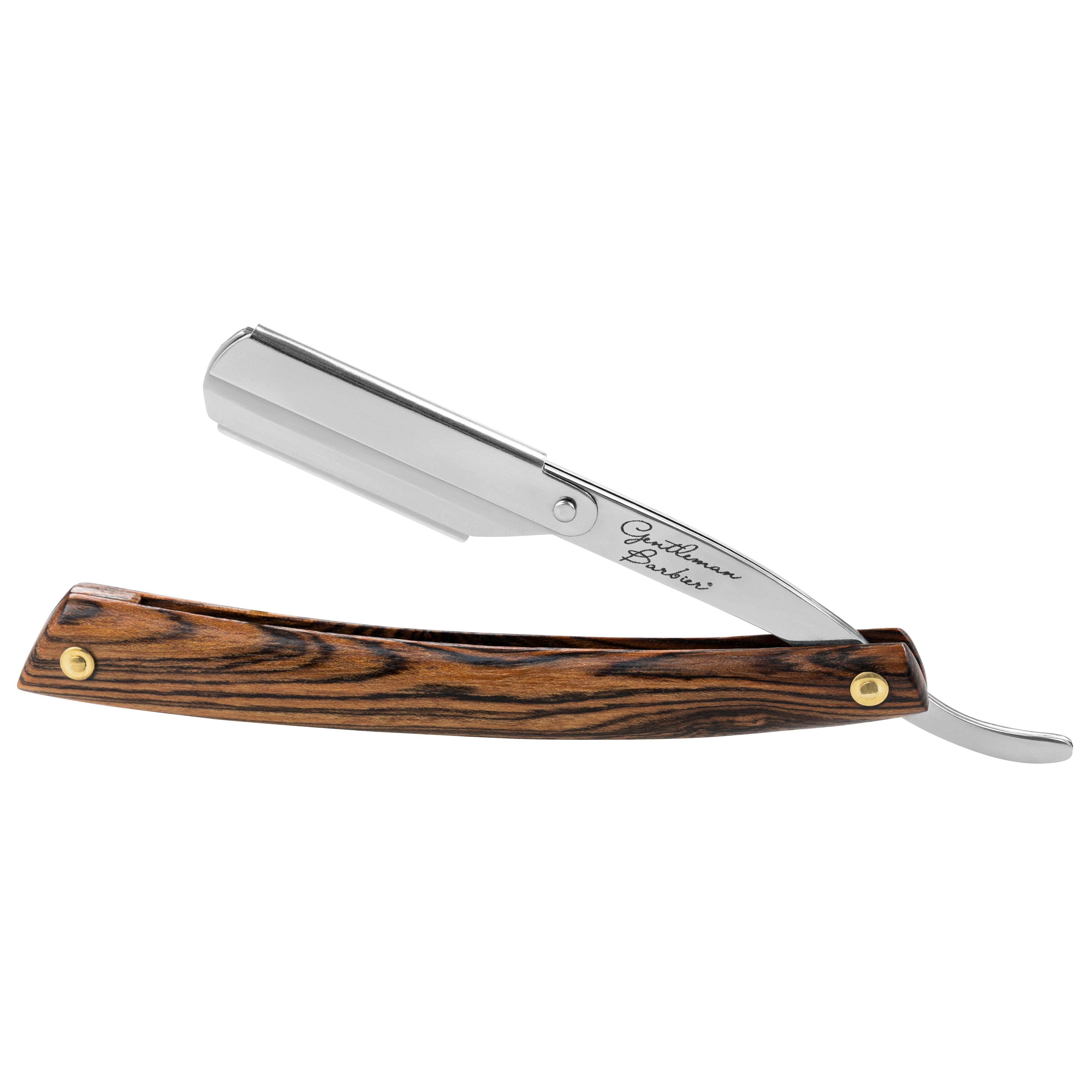 Gentleman Barbier® Rasiermesser mit Wechselklinge, Bocote
