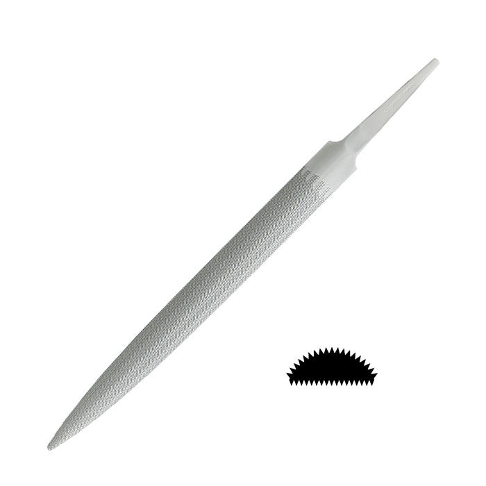 Glardon/Vallorbe® Valtitan Half-Round File, Cut 0, Length 150 mm