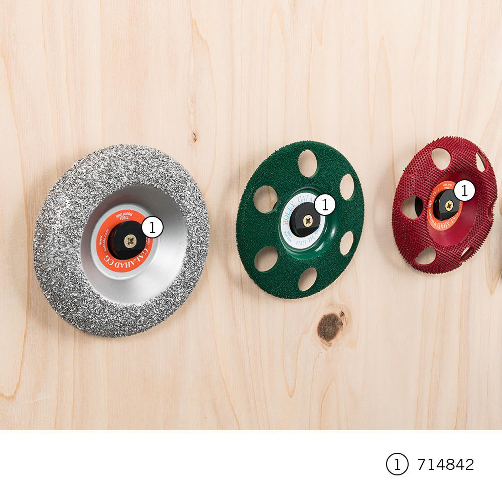 Wall-mounted Holder for Milling, Shaping and Grinding Discs