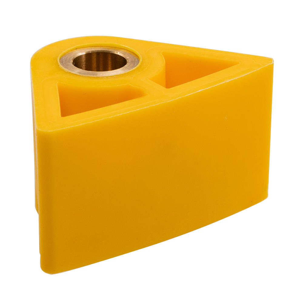 Elemento di serraggio di ric. per violino, viola, giallo, senza filettatura