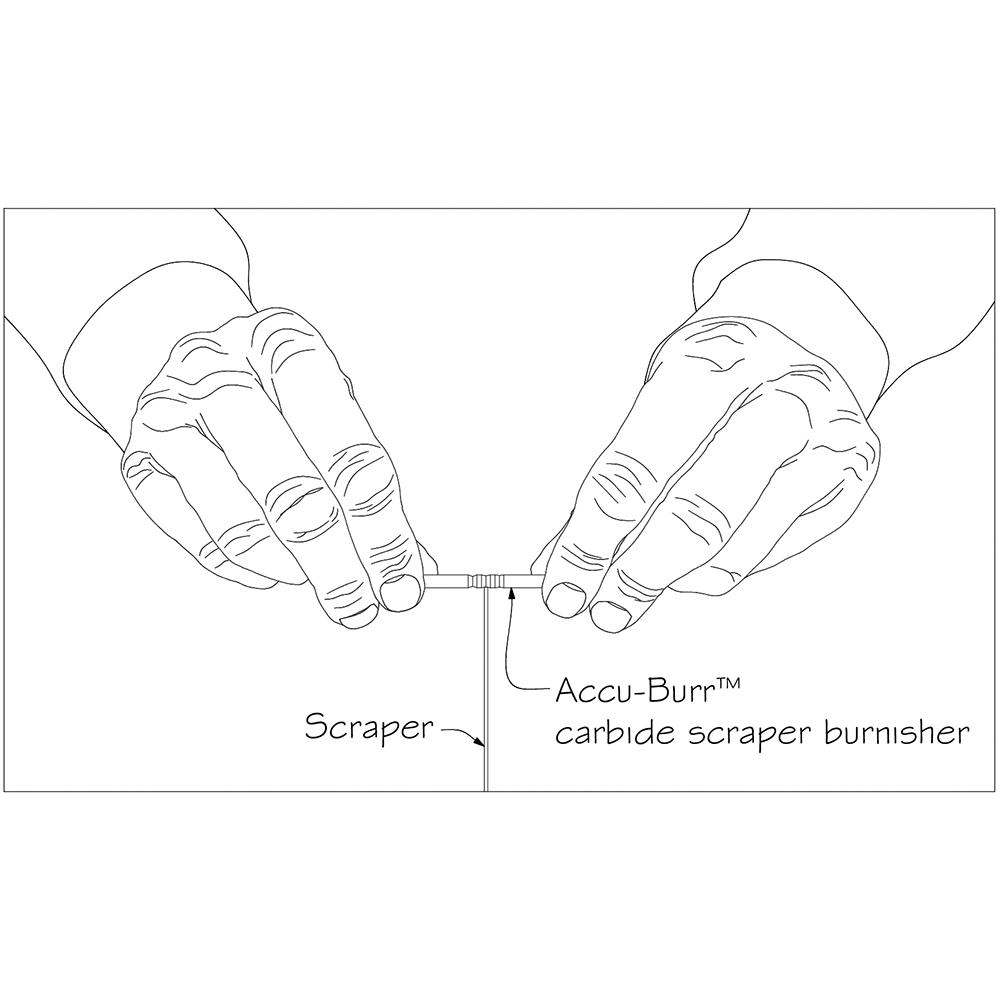 Accu-Burr™ Abziehstahl für Ziehklingen, AB¹