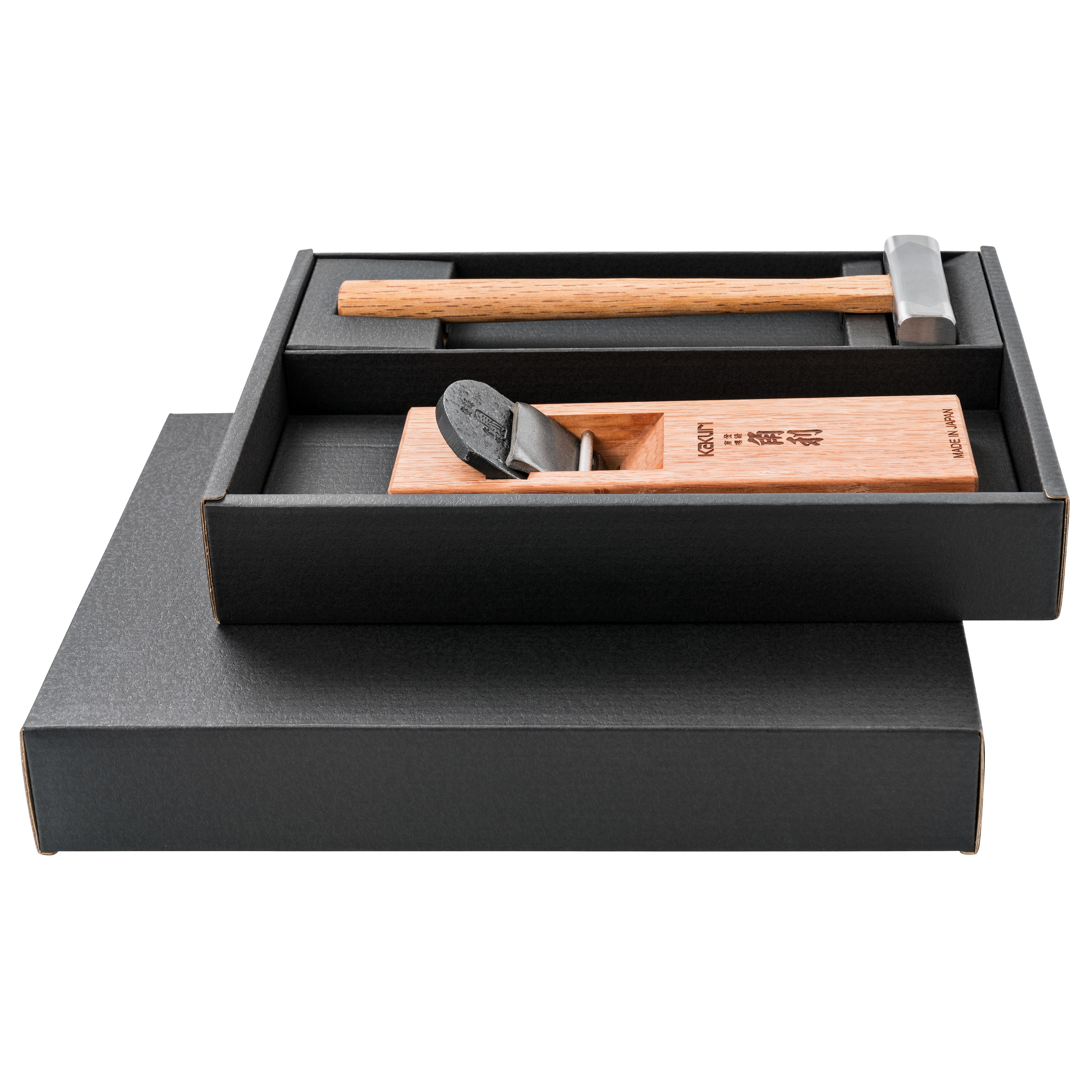 Set regalo con pialla giapponese »Kanna« e martello »Genno«