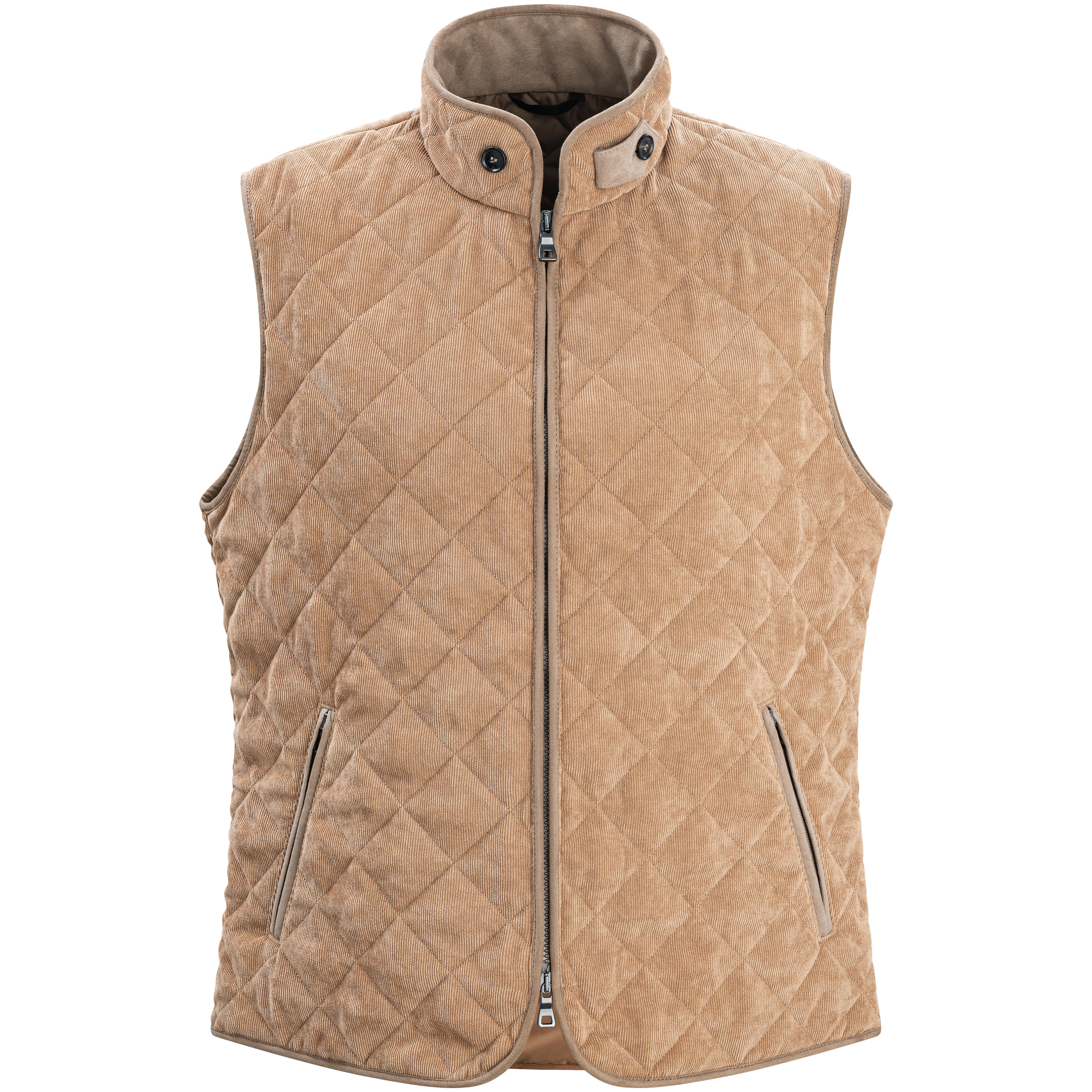 Herren Cord-Weste »Salva« beige 48 827109/48