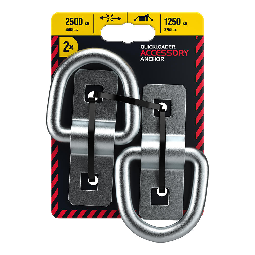 QUICKLOADER® Anchor Points, 2500 kg, 2-piece Set