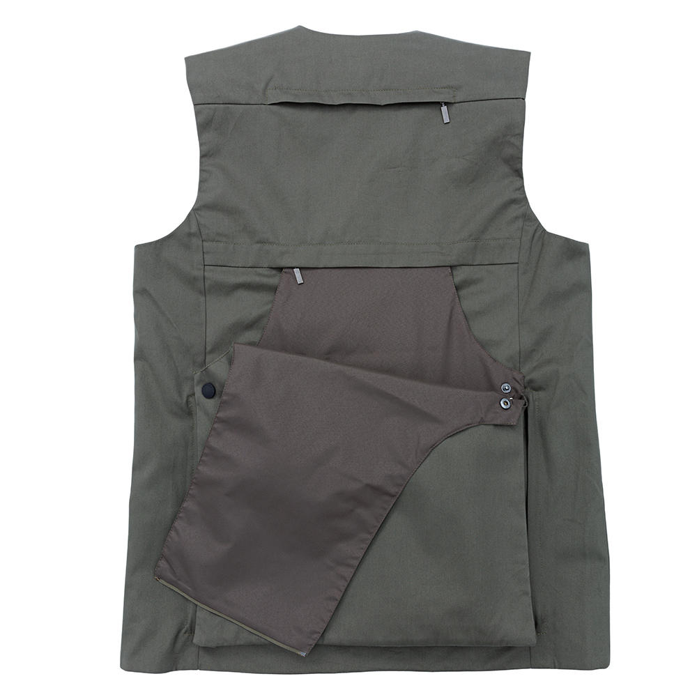 Purdey Men's Shooting Vest, Khaki