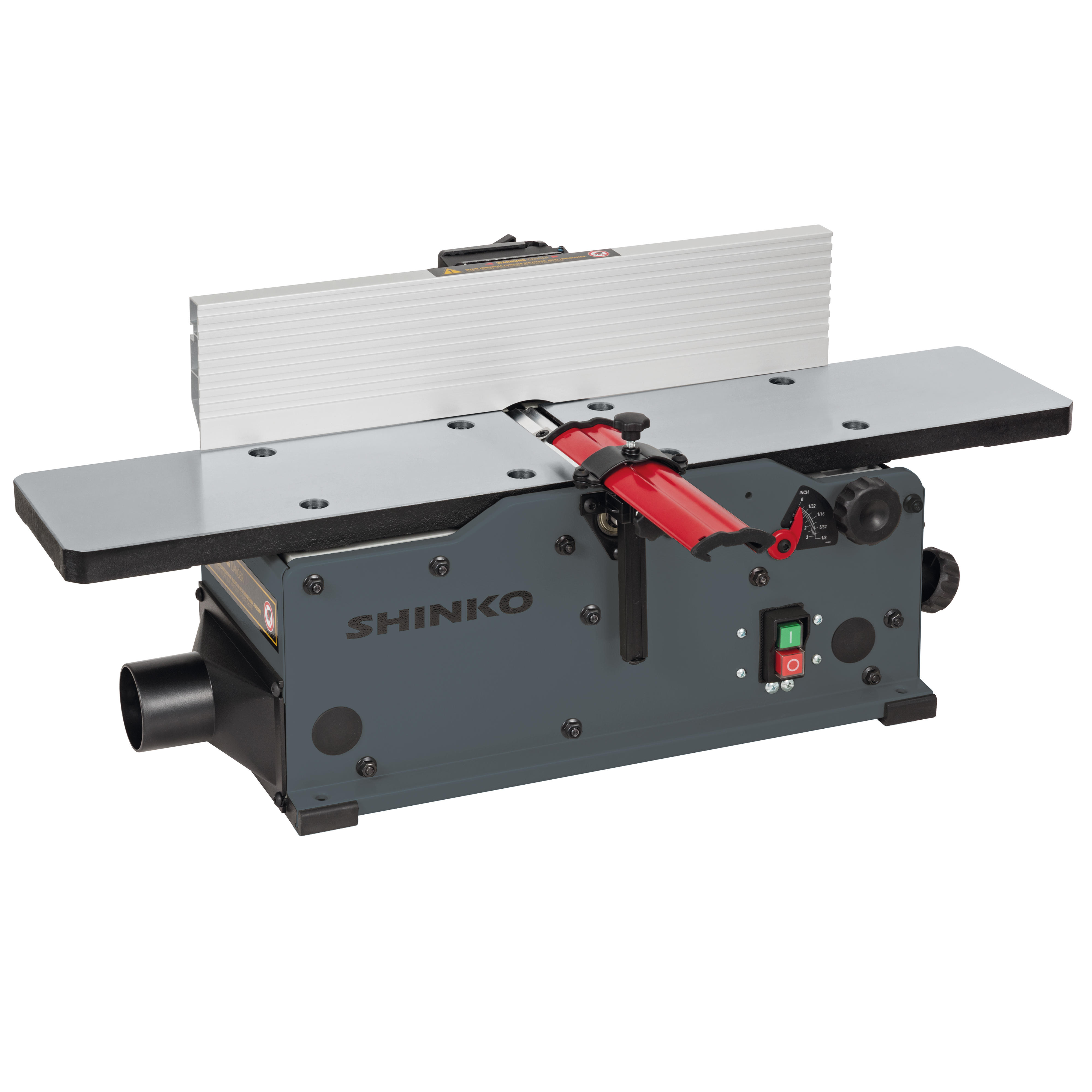 Dégauchisseuse Shinko® AH150, tables en fonte d'aluminium