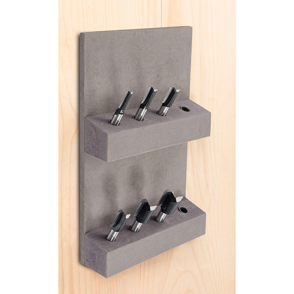 DICTUM® HW-Nutfräser-Set, 6-teilig