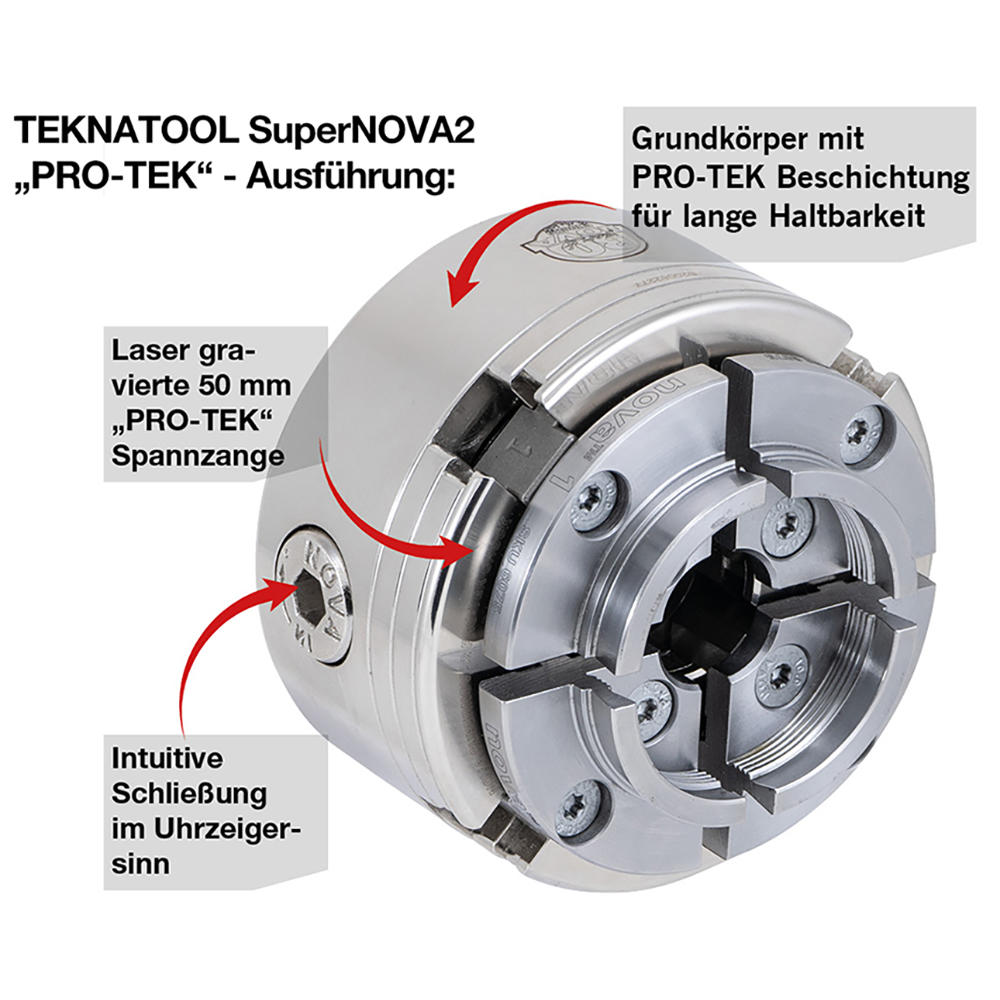 Teknatool® Spannfutter SuperNOVA2™ PRO-TEK Starterset