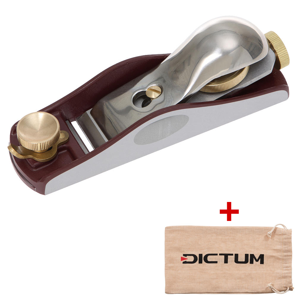 DICTUM® Einhandhobel, Flachwinkel 12°, SK4-Eisen