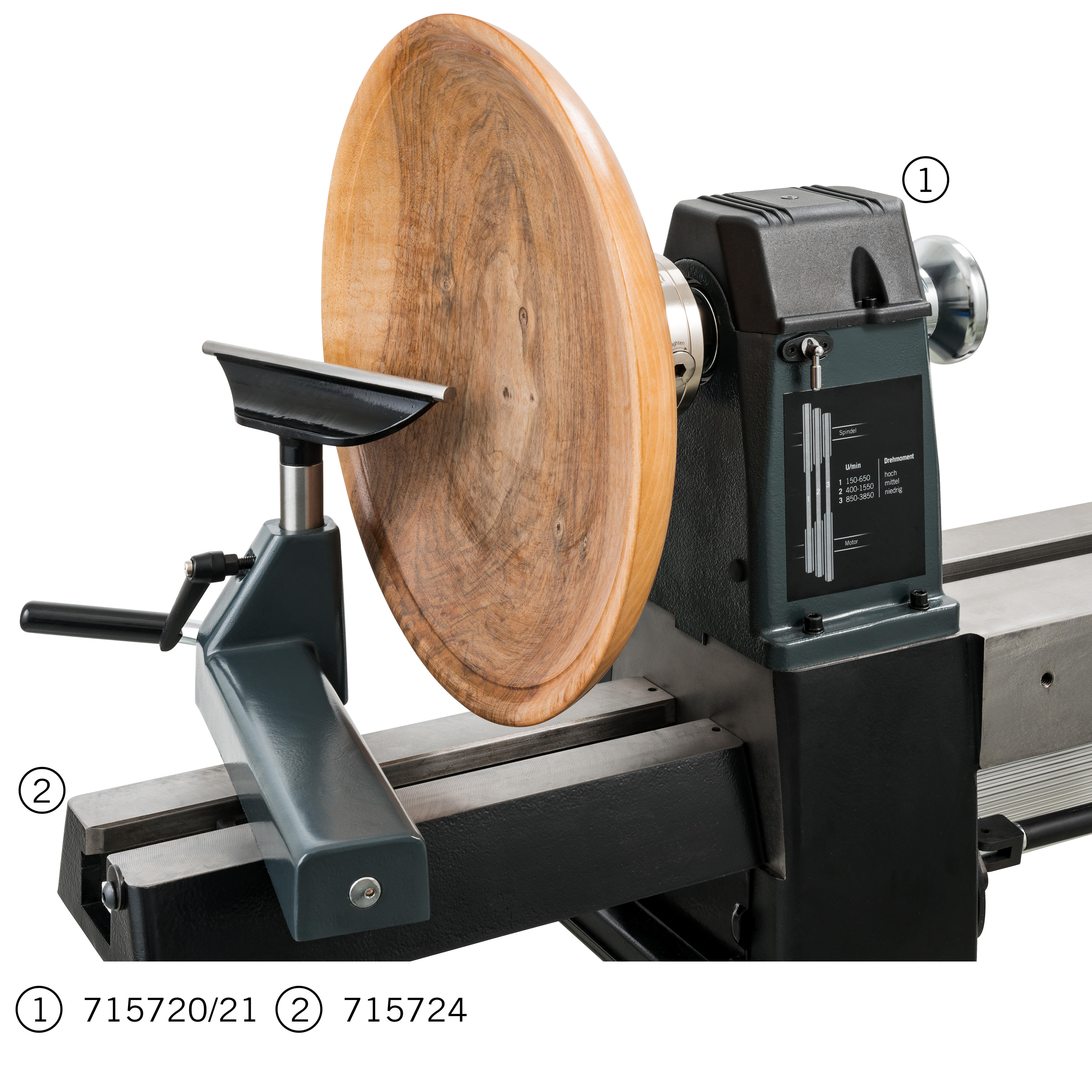 Prolunga bancale per tornio DICTUM® PRO 510, 340 mm
