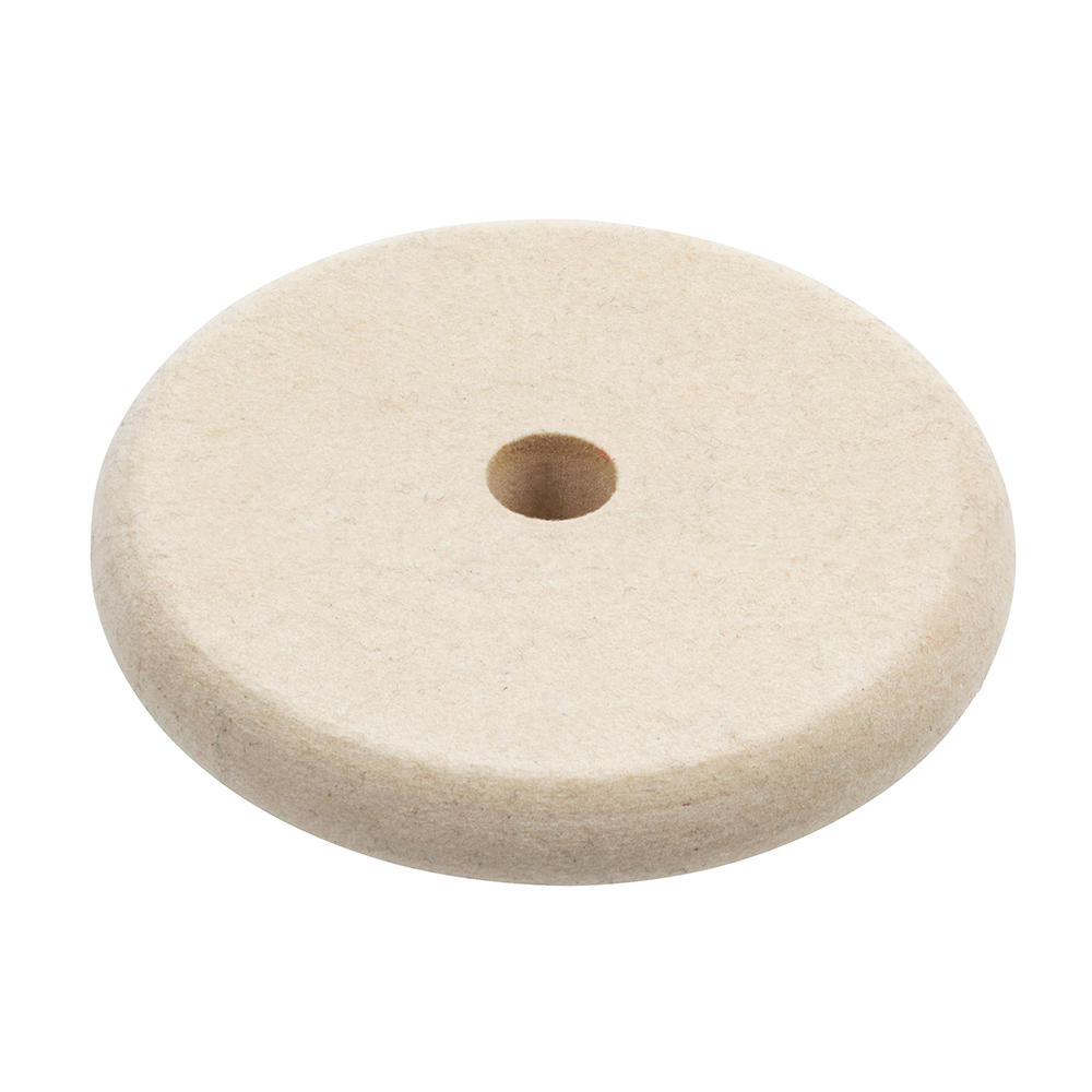 DICTUM® Filzpolierscheibe Ø 85/12, Radius 6 mm