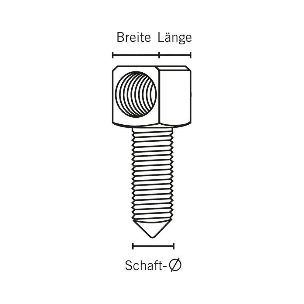 Brass Eyelet, Normal Shaft, Inch Thread, Cello, 6 x 4 mm