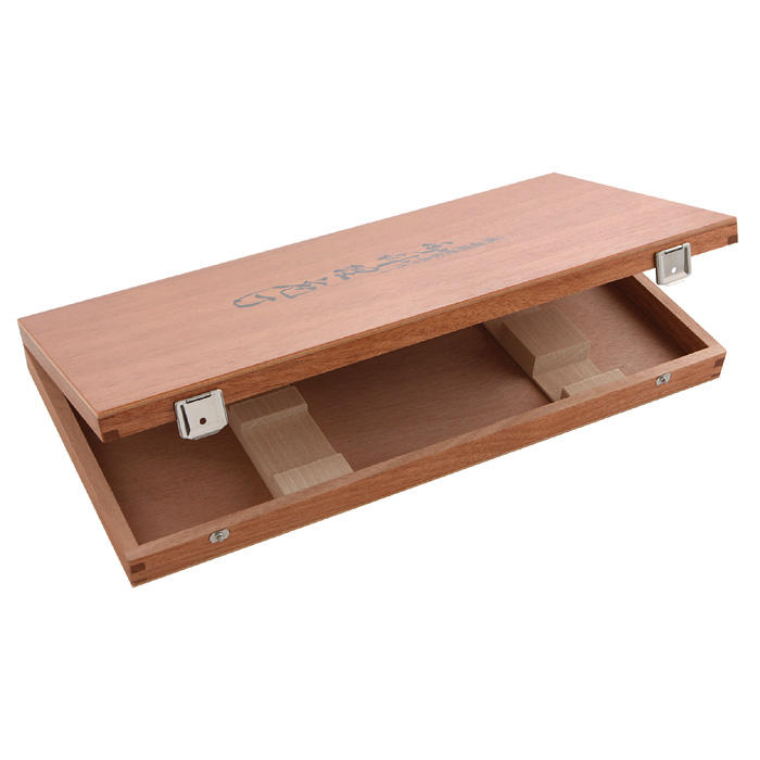 Étui en bois, pour 3 couteaux