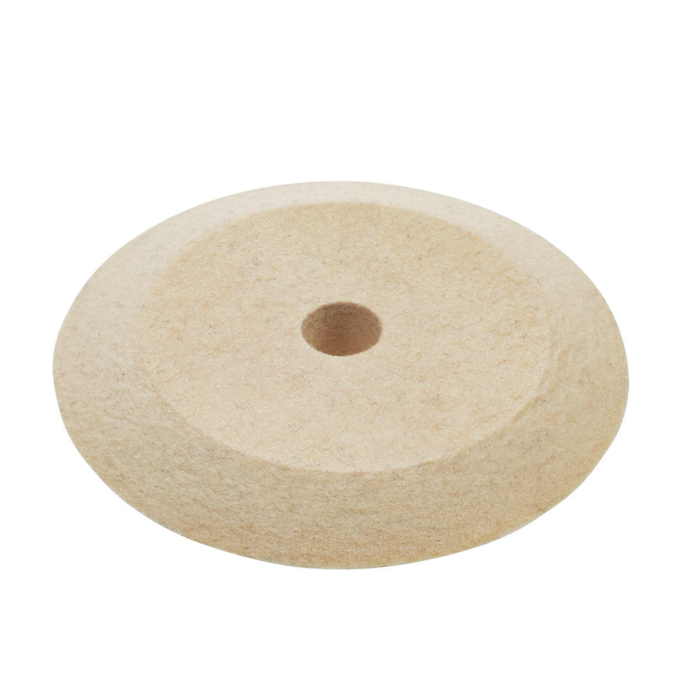 DICTUM® Filzpolierscheibe Ø 85/12, 45°