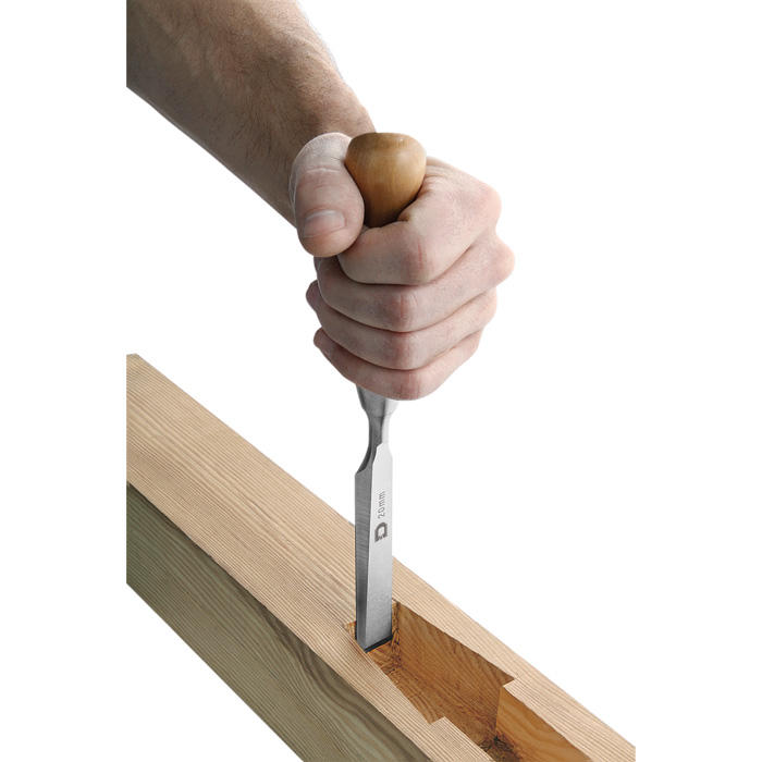 Ciseaux à bois DICTUM®, forme courte, 6 pièces, en coffret en bois