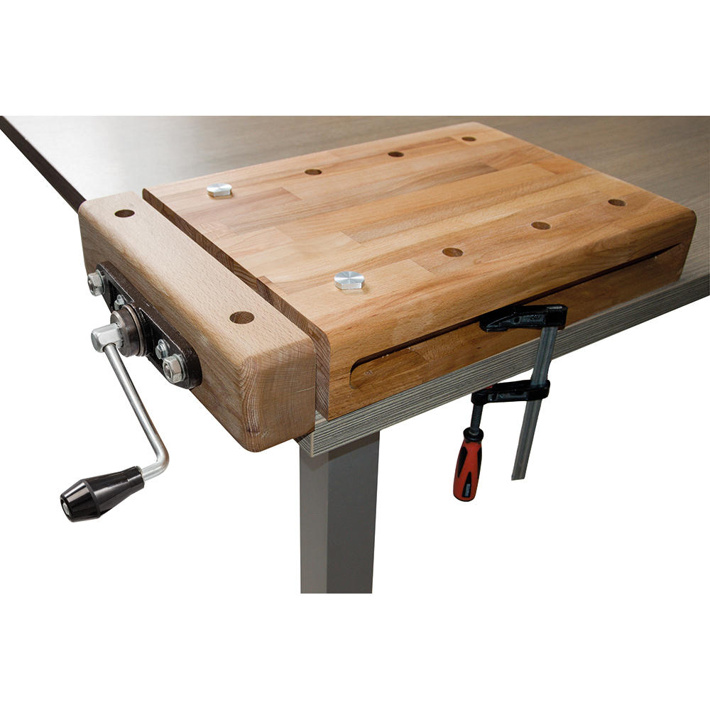 Morsa a manovella smontabile, lunghezza del pannello 470 mm
