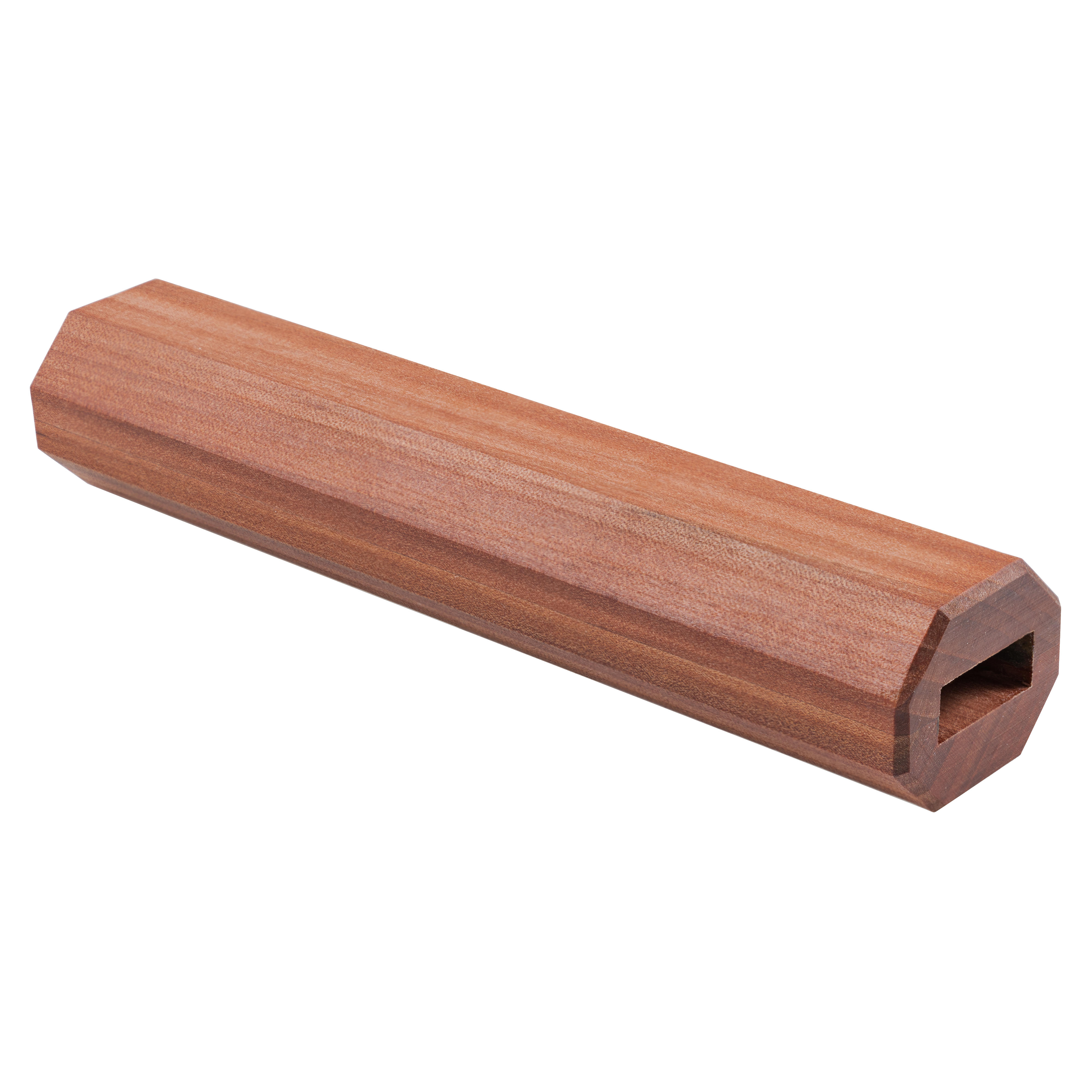 Manche de couteau Hocho, bois d'alisier, logement grand pour semelle enfichable
