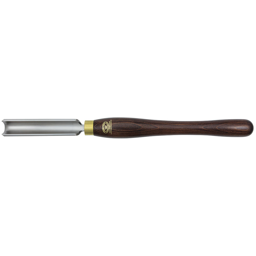 Sgorbia per sgrossatura Crown®, impugn. faggio mordenzato, larghezza lama 35 mm