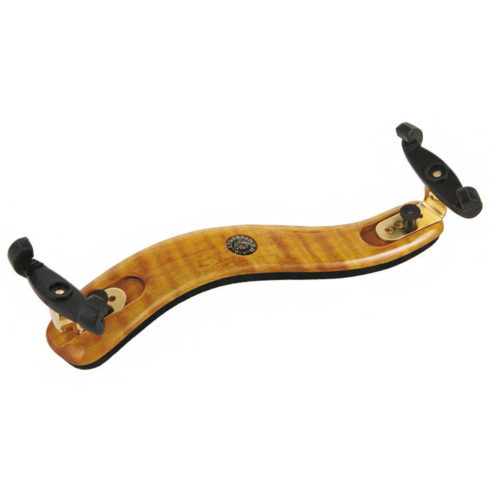 Viva Schulterstütze Professional, Ahorn, Halter Goldoptik, Violin 4/4 – 3/4