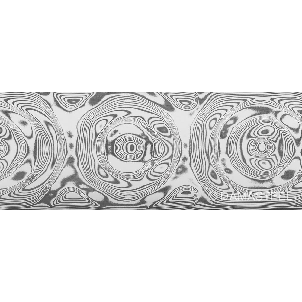 Damasteel® DS93X™ Damaszenerstahl Grosserosen, 26 x 3,2 x 180 mm