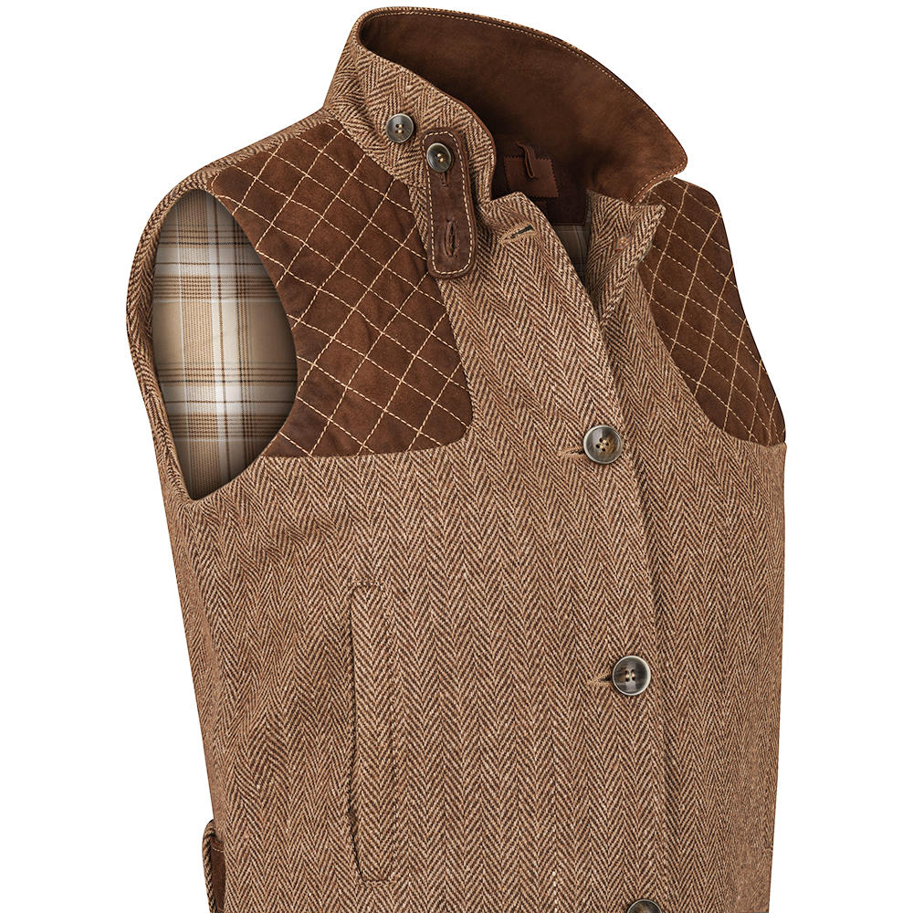 Gilet da caccia da donna »Shooter Tweed Lady«