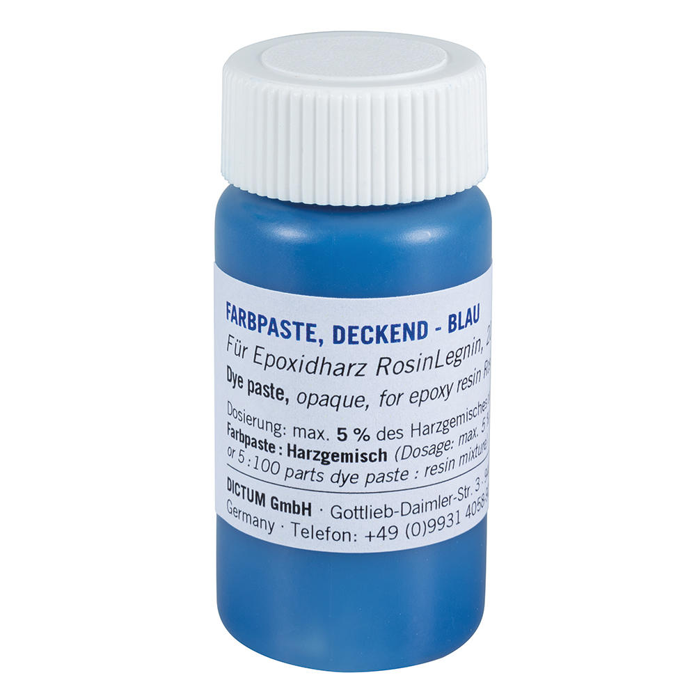 RosinLegnin® Dye Paste for Epoxy Resin, Opaque, Blue