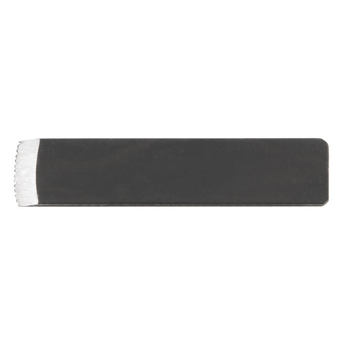Lame dentelée pour rabot Herdim®, bombée, largeur du fer 10 mm