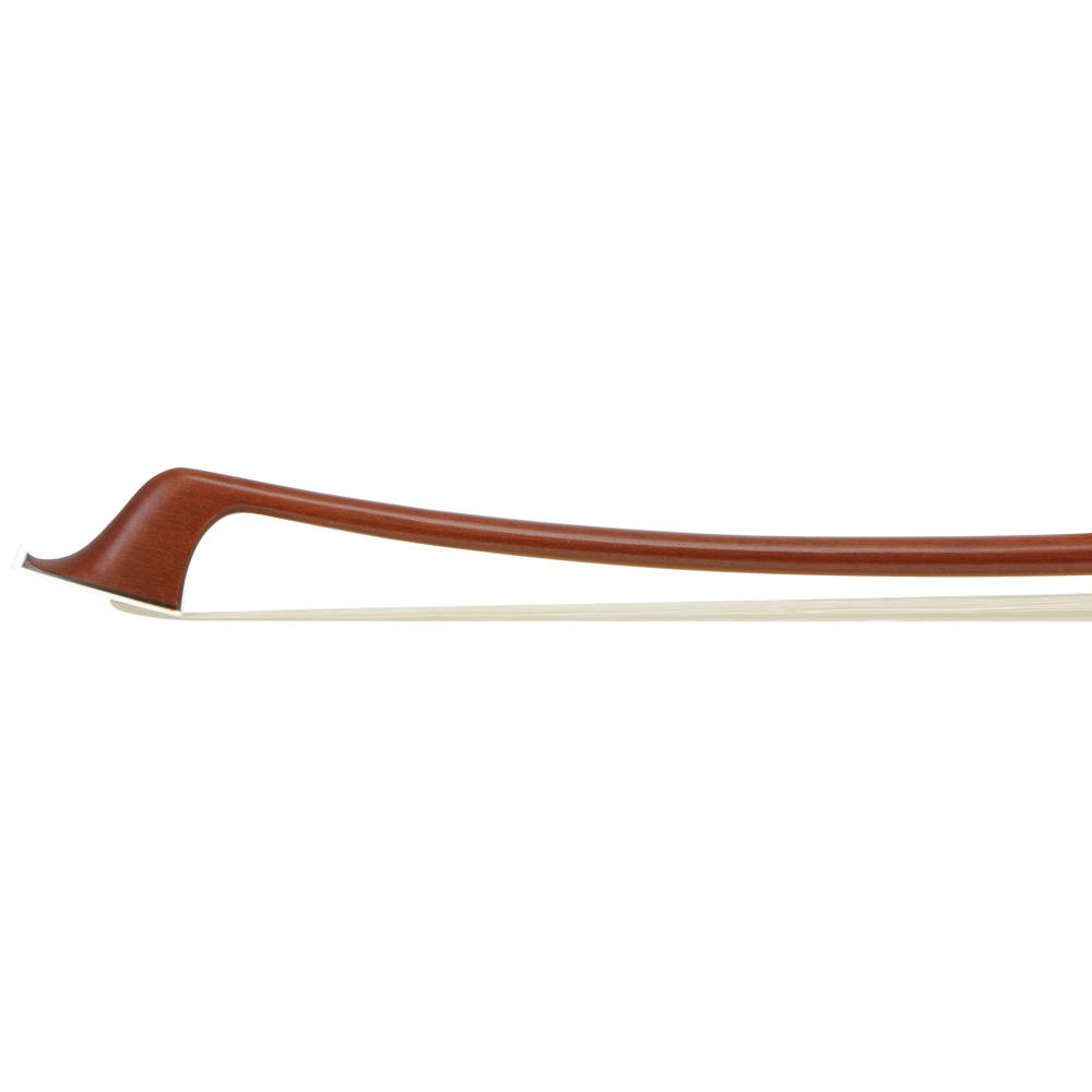 Brazilwood Bow, Nickel Silver Mounted, Round Stick, Bass 3/4 G