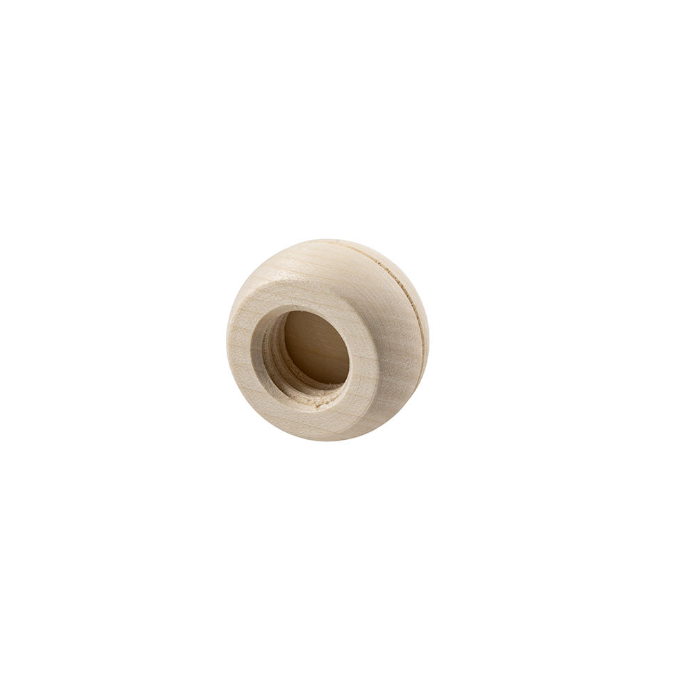 Écrou sphérique, érable, filetage Ø 12,5 mm