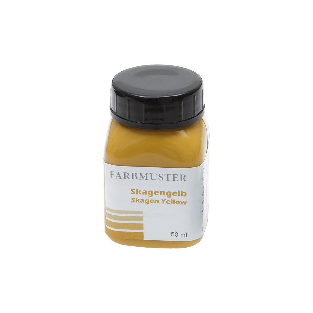 Colour Sample for Linseed Oil Paints, Skagen Yellow