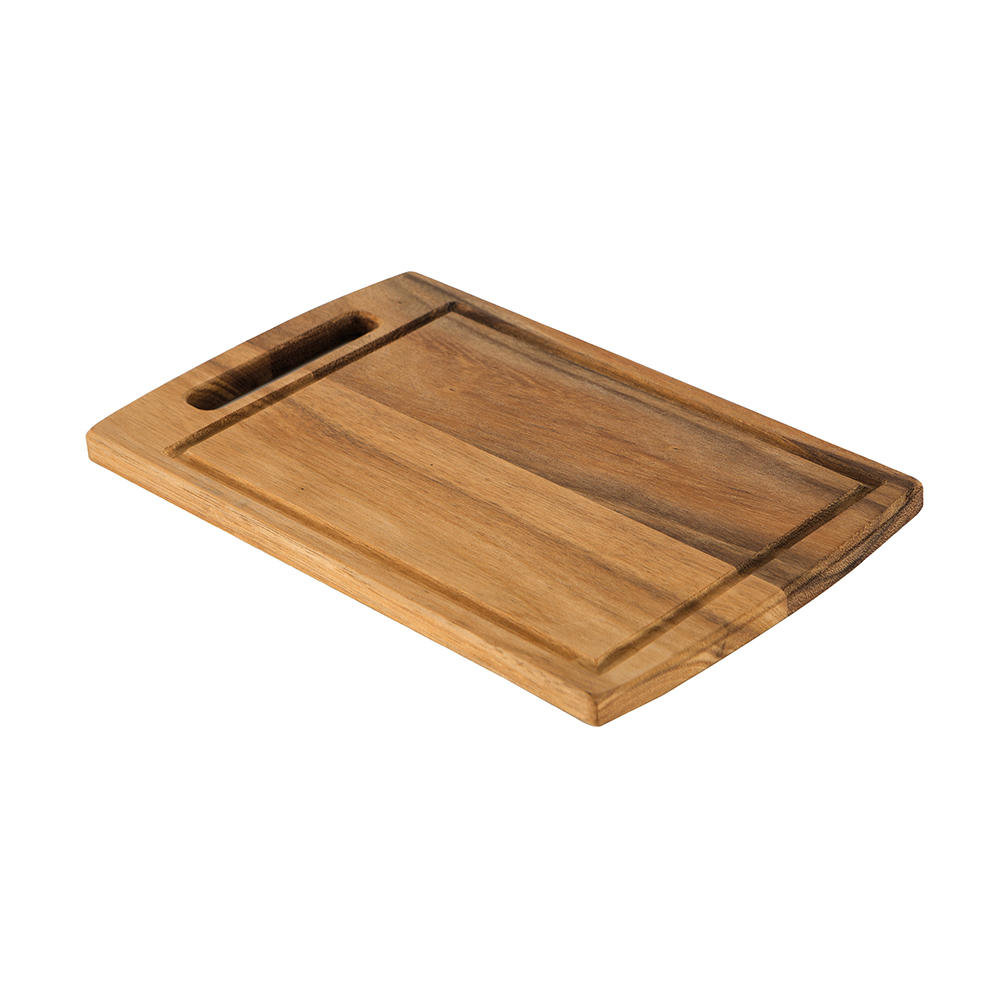 Acacia Cutting Board, with Sap Groove, Small